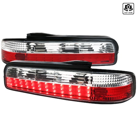 Spec-D Tuning 89-94 Nissan 240Sx S13 Coupe LED Tail Lights LT-S13892RCLED-TM